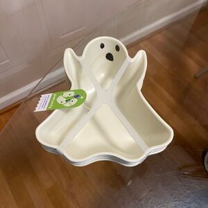 Halloween GHOST PARTY  Bowls Set of 4 Snack Treat Dishes Bowls BOO Spooky